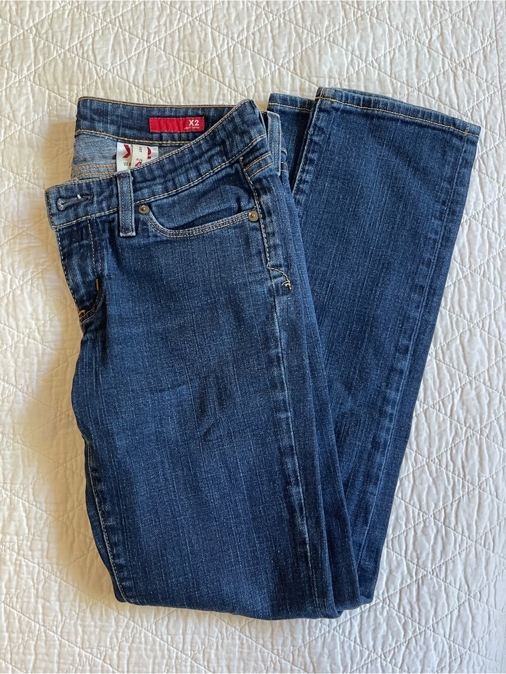 X2 Dark Indigo Straight-Leg Women’s Jeans